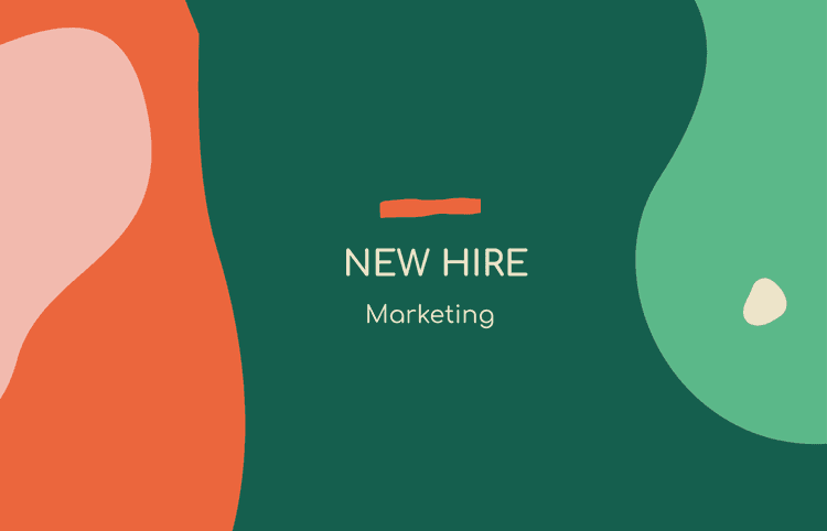 Slider New Hire - Marketing